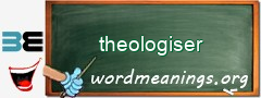 WordMeaning blackboard for theologiser